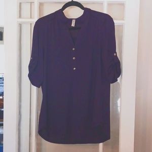 🔷️Dark Purple Blouse